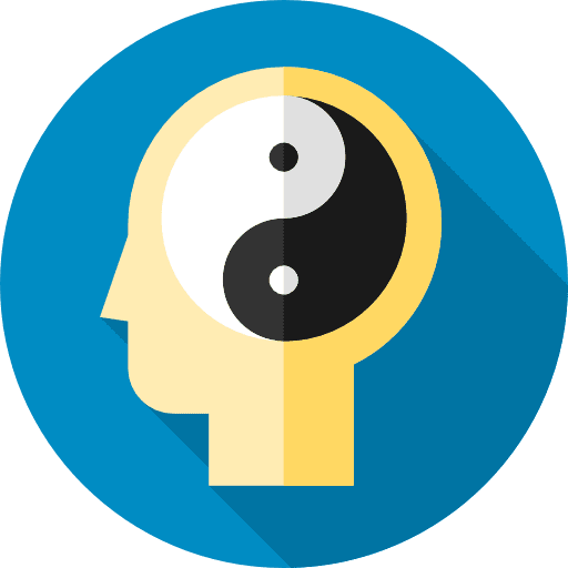 Balance psychology medical mental icon