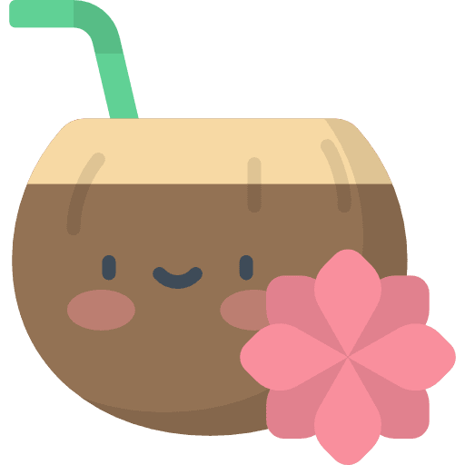 Coconut coconuts drink food and restaurant icon
