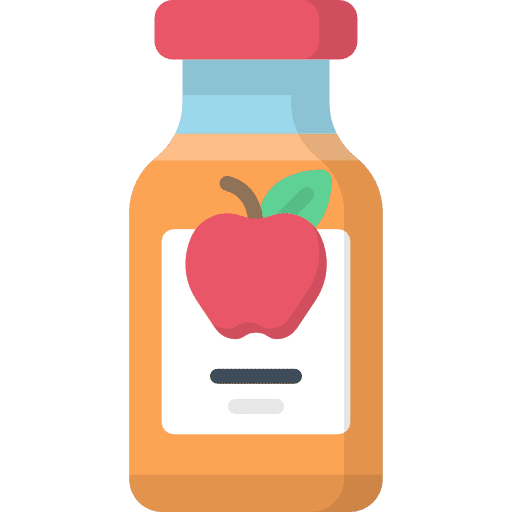 Juice diet bottle food icon