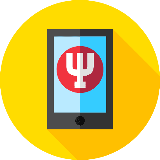 Smartphone communications app healthcare and medical icon