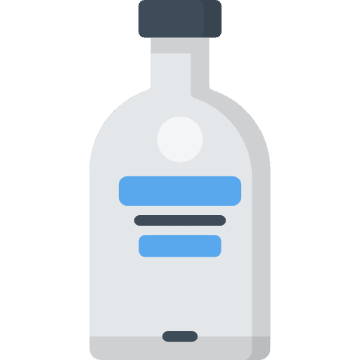 Vodka food kawaii food and restaurant icon