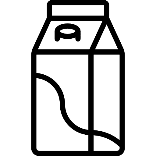 Milk drink healthy food food and restaurant icon