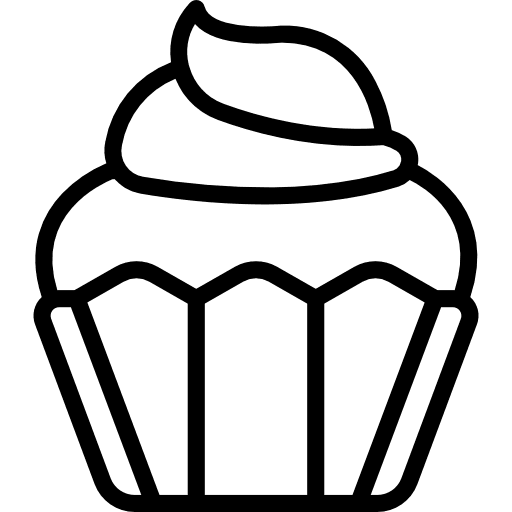 Muffin bakery cupcake muffin icon