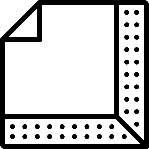 Napkin table napkin folding table design icon