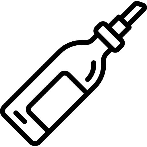 Oil bottle food and restaurant liquid tools and utensils icon