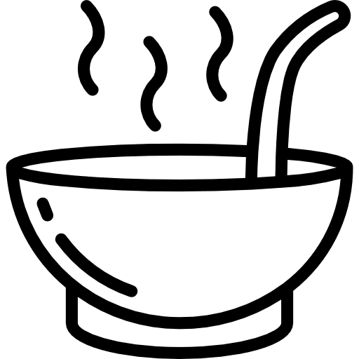 Soup food bowls soup icon