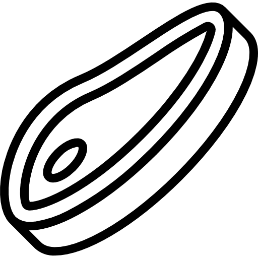 Steak steak meat proteins icon