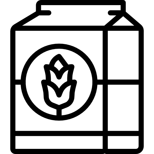 Flour food and restaurant wheat flour cereal icon