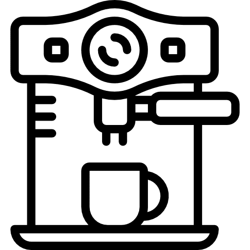 Coffee machine coffee shop kitchenware coffee machine icon