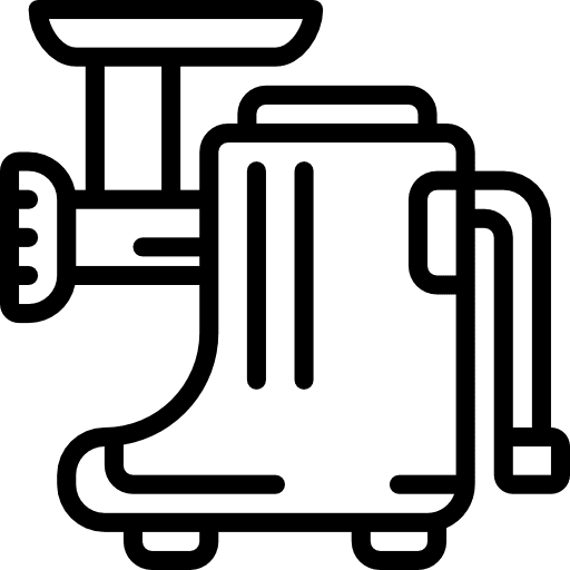 Meat grinder tools and utensils meat grinder butcher icon