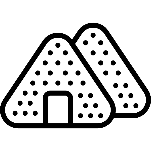 Onigiri japan food and restaurant food icon