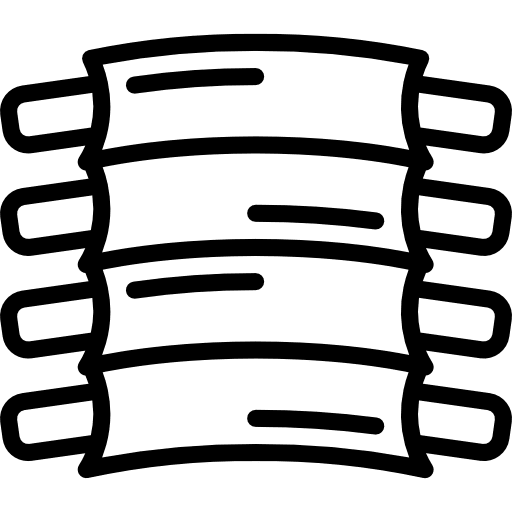 Ribs pork proteins meat icon