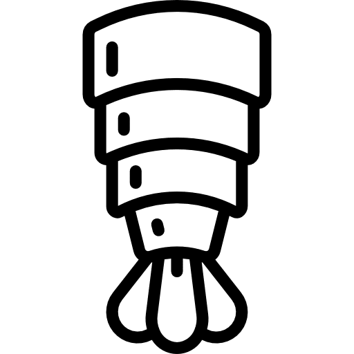 Shrimp sea life seafood shellfish icon