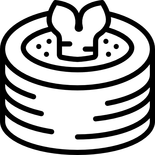 Sushi fish japanese food maki icon