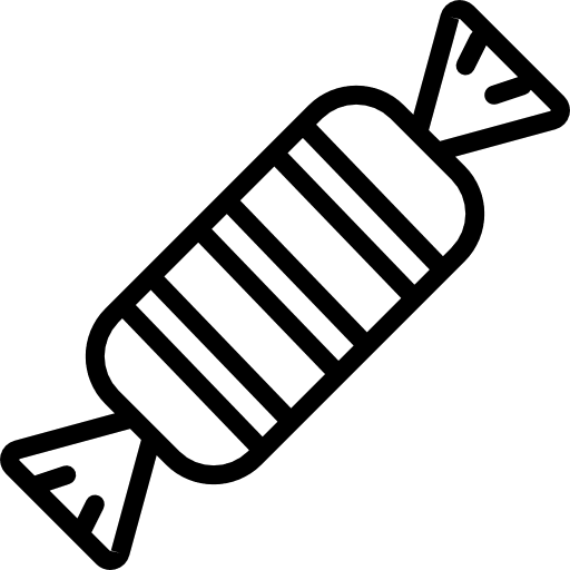 Sweet lollies food and restaurant candy icon