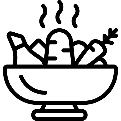 Vegetables salad organic healthy food icon