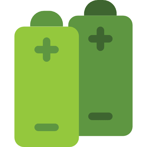 Battery charge power bolt icon