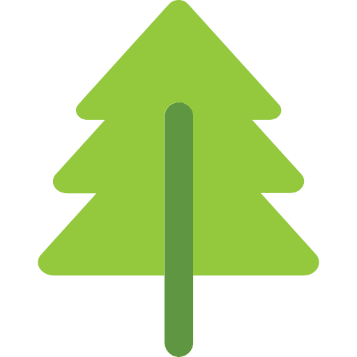 Pine tree garden forest tree icon