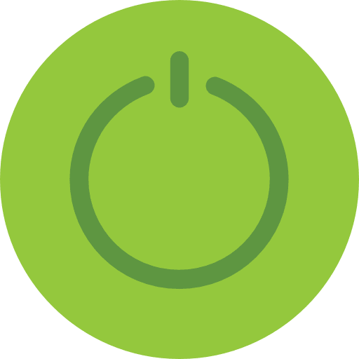 Power shutdown start button multimedia option icon