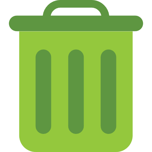 Trash can garbage trash icon