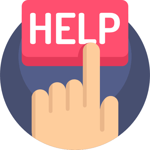 Help question signs speech bubble icon