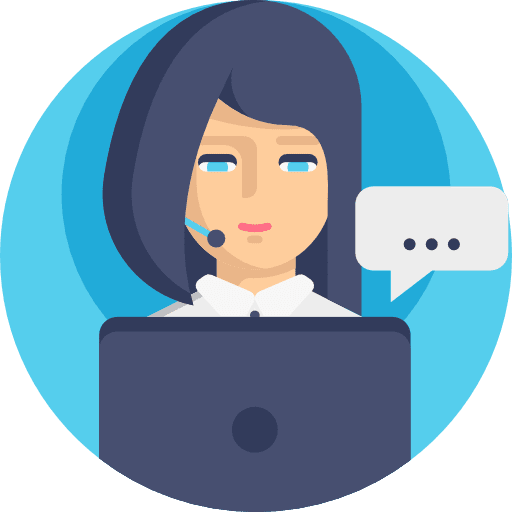 Support communications call customer service icon