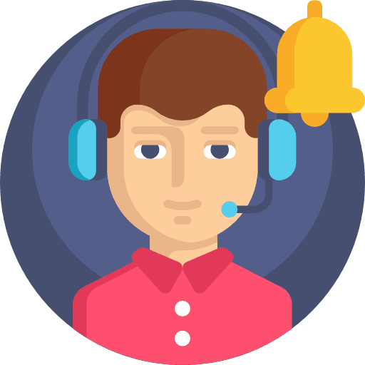 Support telemarketer support people icon