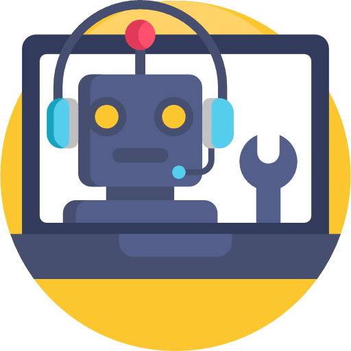 Robot avatar electronics user icon