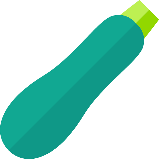 Courgette vegetarian organic diet icon