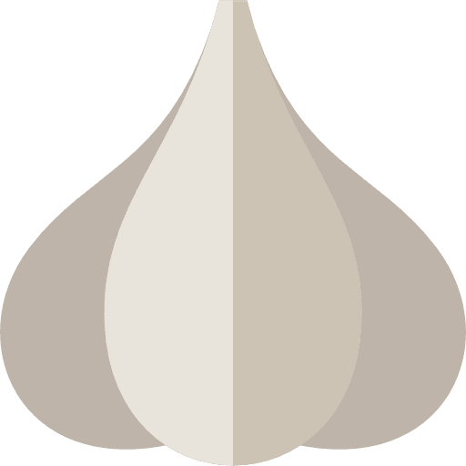 Garlic food and restaurant vegetable vegetarian icon