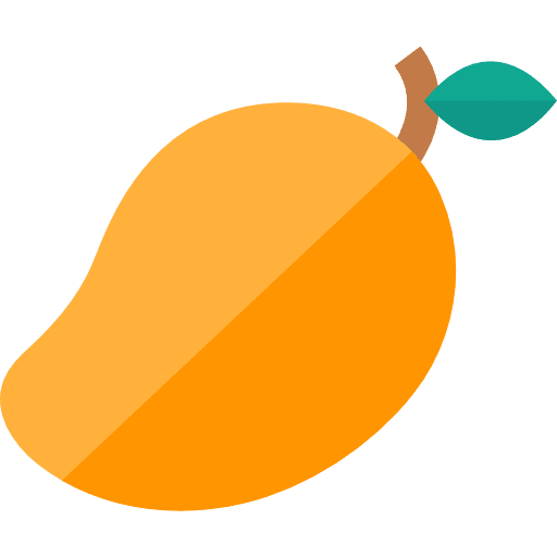 Mango fruit food and restaurant vegan icon