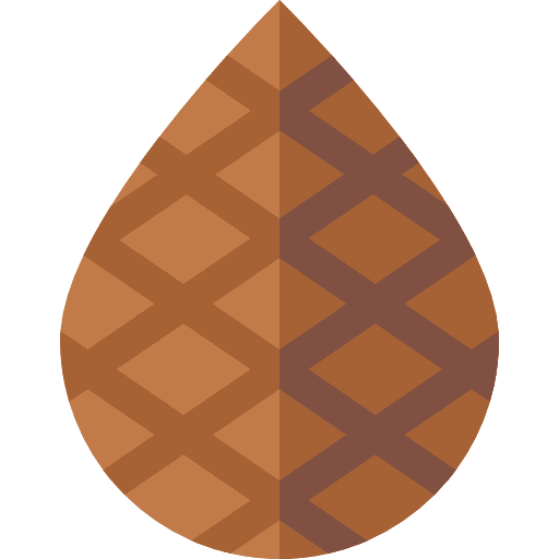 Palm food and restaurant palm nature icon