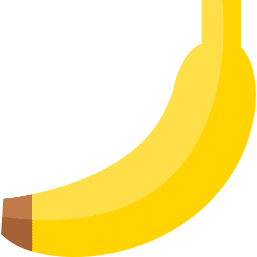 Banana food and restaurant healthy food fruit icon