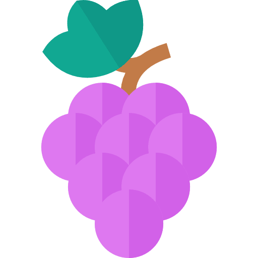 Grapes berry grape bouquet icon