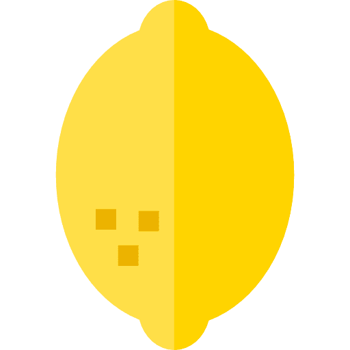 Lemon citrus candy food and restaurant icon