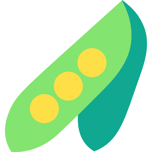 Pea vegan food food and restaurant icon