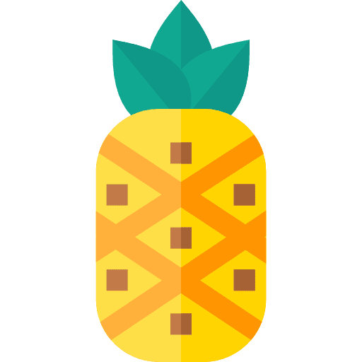 Pineapple healthy food pineapples natural icon