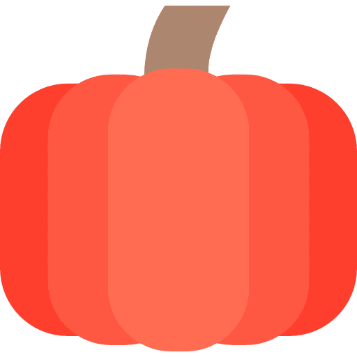 Pumpkin organic vegetarian vegan icon