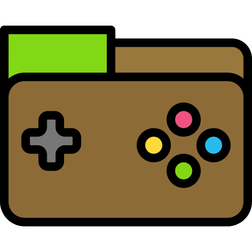 Game storage game folder icon