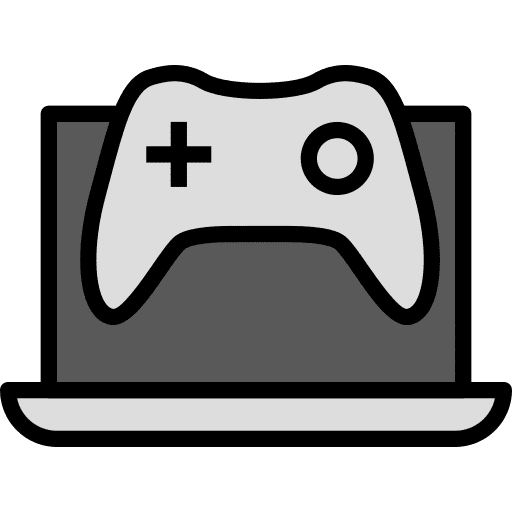 Laptop laptop game video game icon