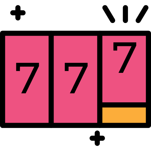 Gaming lucky coins money icon