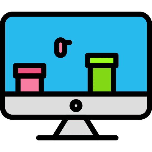 Mario gaming playing mushroom icon