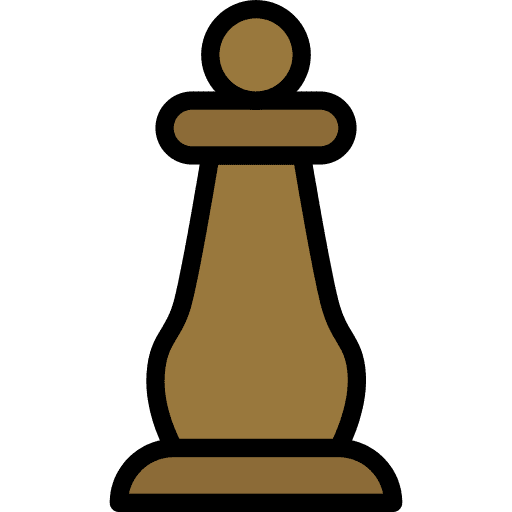 Chess gaming chess bishop icon