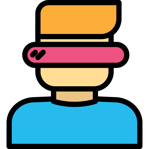 Vr vr glasses electronic ar glasses icon