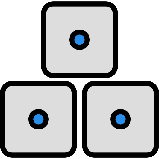 Dices luck game entertainment icon