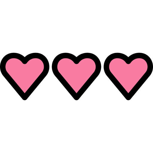 Game interface shapes lifes icon