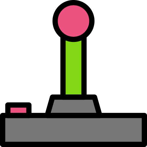 Joystick game controller gamepad technology icon