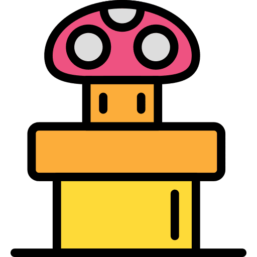 Pipe gaming mushroom videogame icon