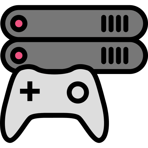 Playstation console controller videogame icon