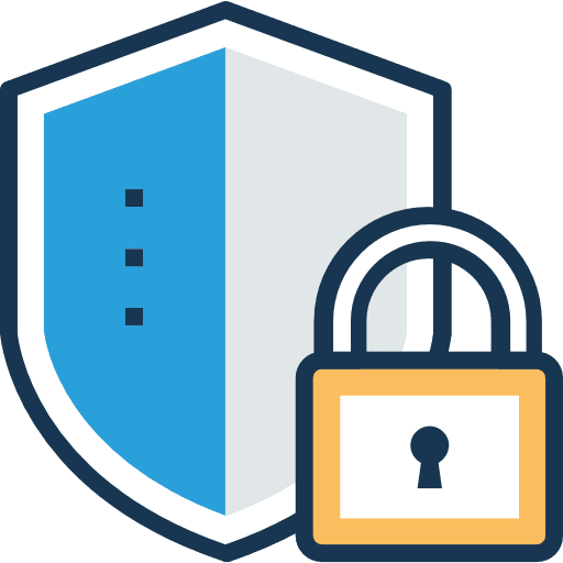 Security security system shield checked icon